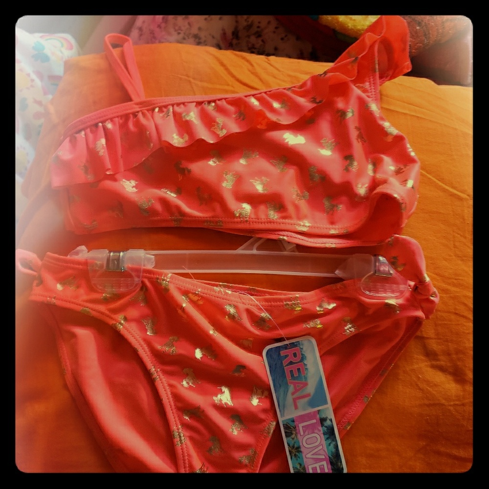 Size 14/16 girls 2 PCs bathing suit